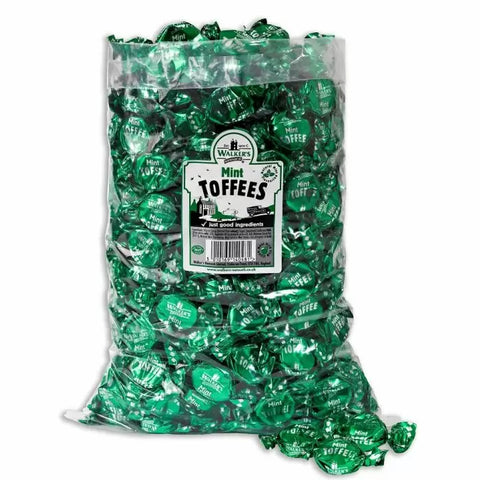 Walkers Mint Toffees 2.5kg Bag