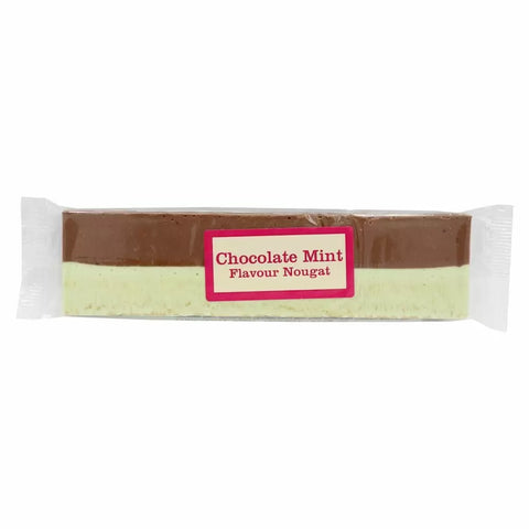 Chocolate and Mint Nougat Bar